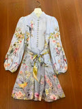 Floral Premium Linen Dress