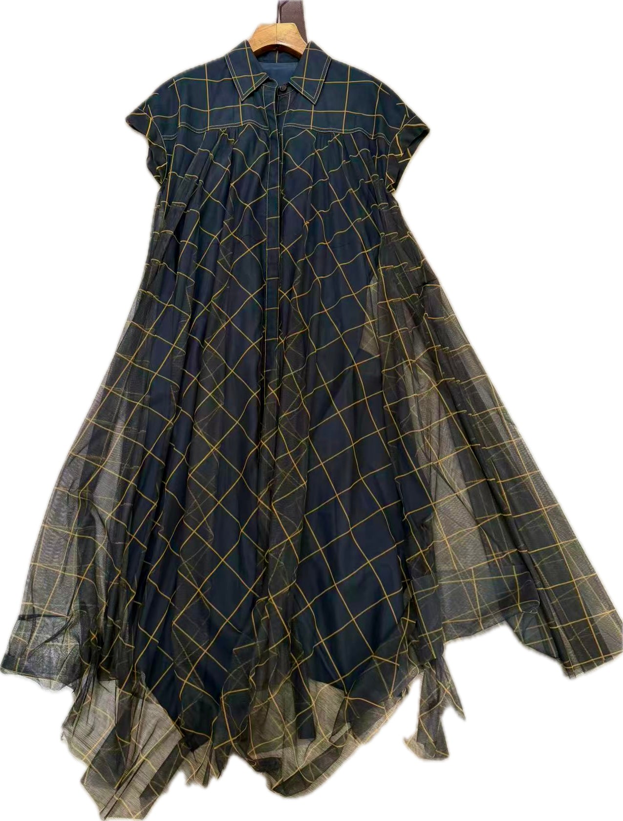 Plaid Maxi Dress