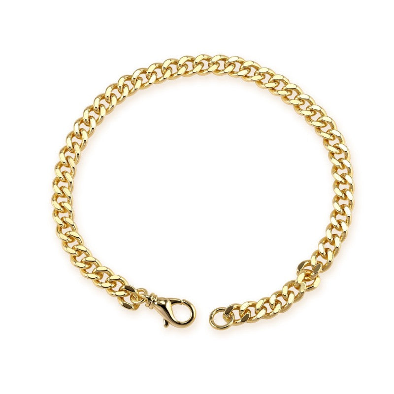 Extended Curb Chain Bracelet