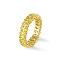 Oval Cut Eternity Band