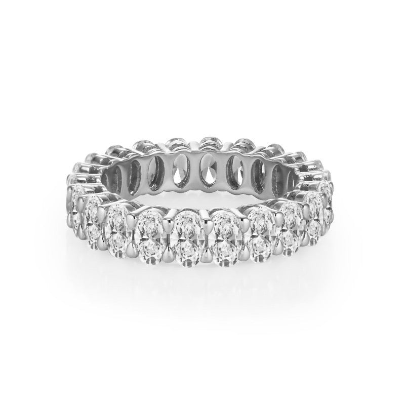 Oval Cut Eternity Band